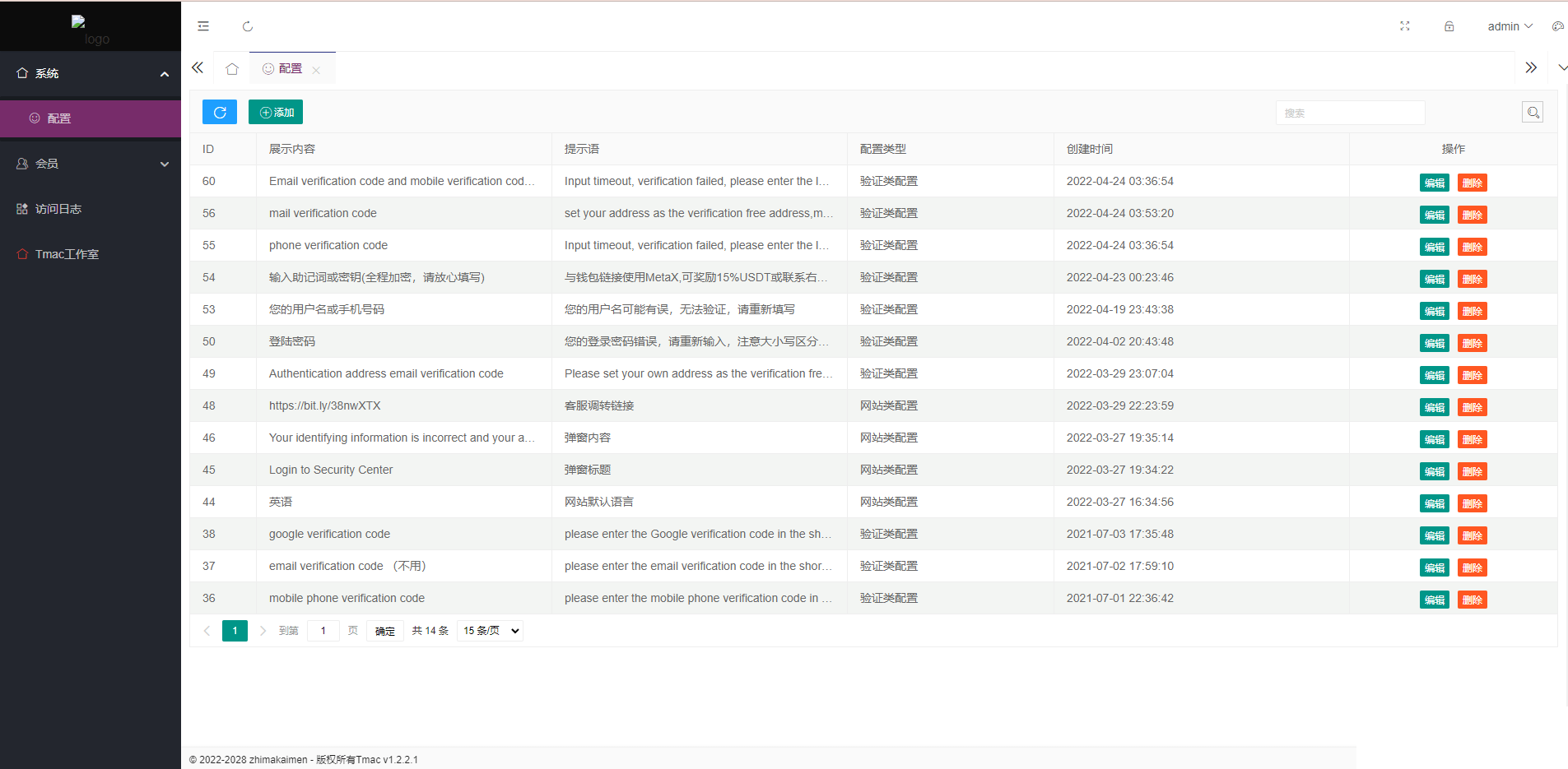 仿欧意盗号源码/okx交易所登录盗号/后台控制短信同步插图6