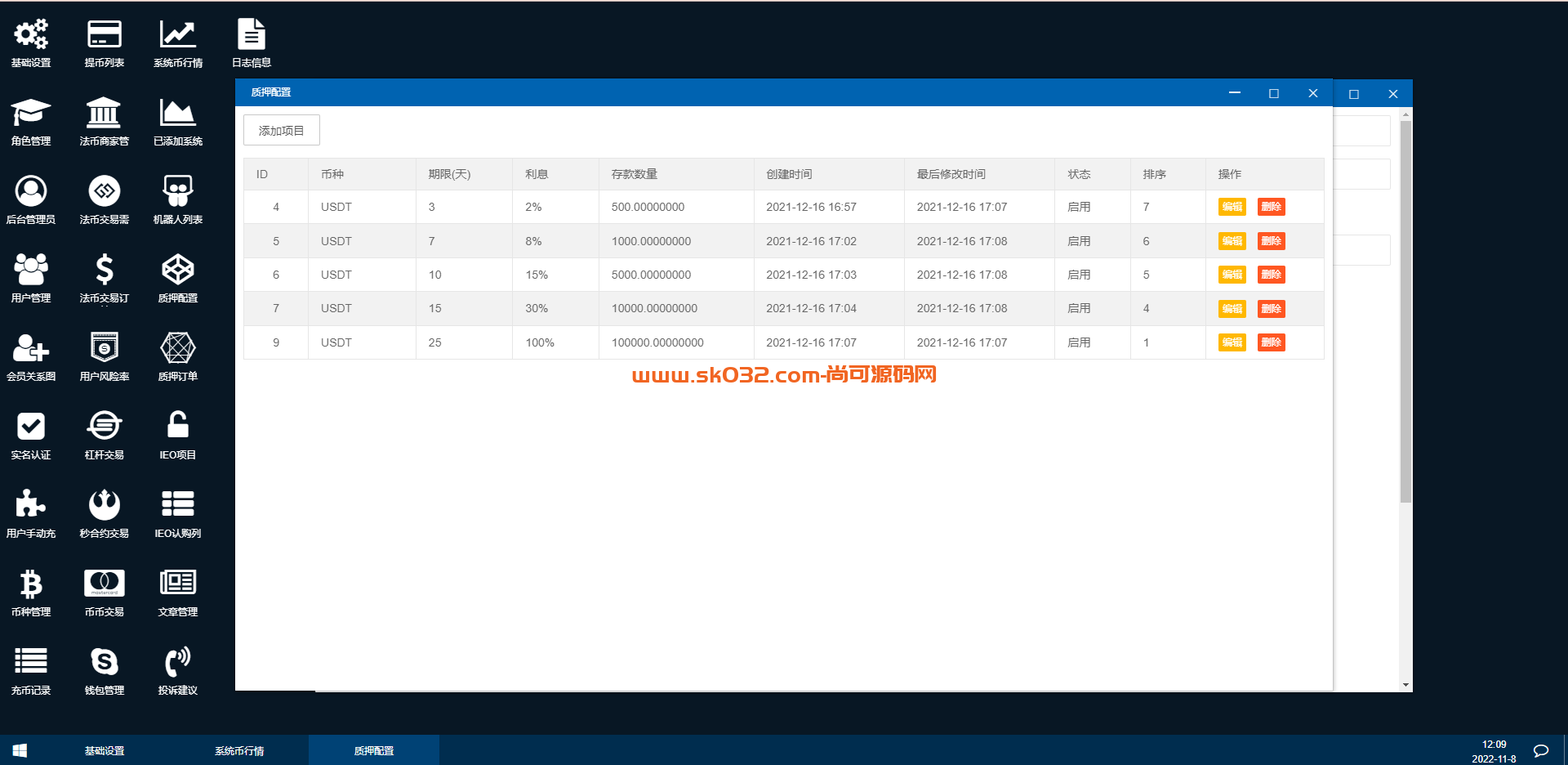 二开完整版多语言交易所/币币秒合约/锁仓质押/IEO认购/完整机器人插图