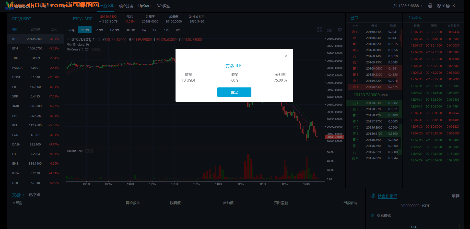 二开完整版多语言交易所/币币秒合约/锁仓质押/IEO认购/完整机器人插图5