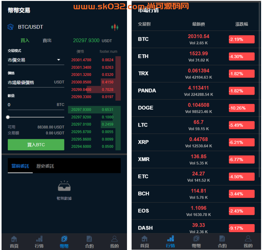 二开完整版多语言交易所/币币秒合约/锁仓质押/IEO认购/完整机器人插图8