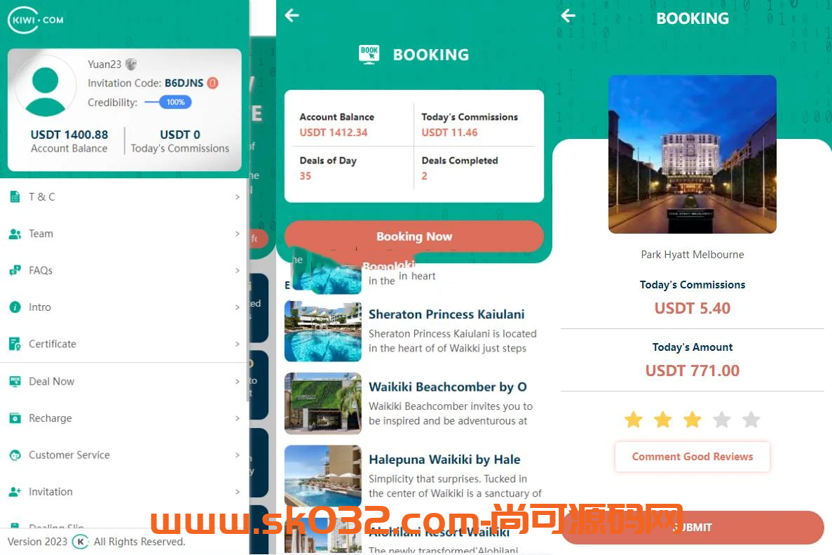 uniapp前端/海外旅游酒店抢单刷单系统/连单卡单插图1
