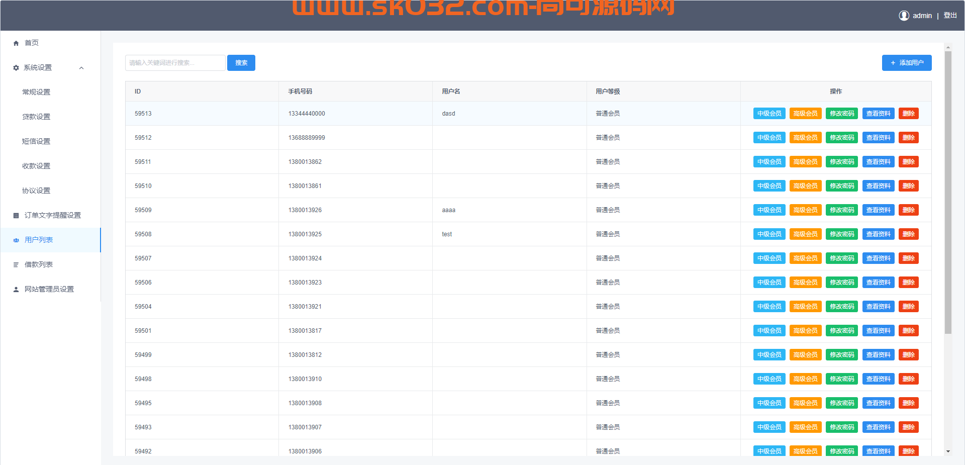 vue开源版贷款系统/海外贷款源码/小额贷款源码插图3