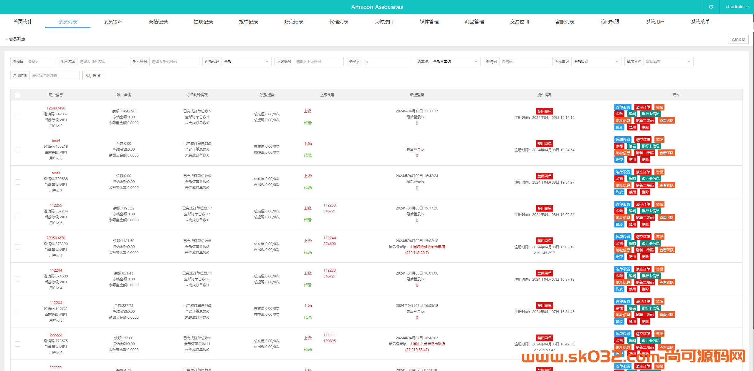 海外抢单刷单系统/连单系统/VUE3开发插图4