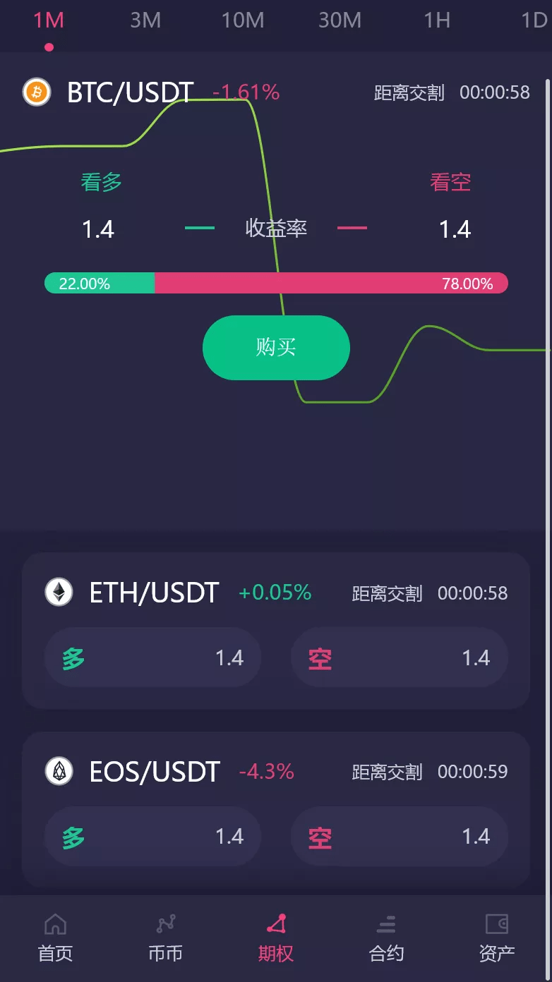 19国语言交易所多语言交易所系统/秒合约交易/永续合约/锁仓挖矿插图2