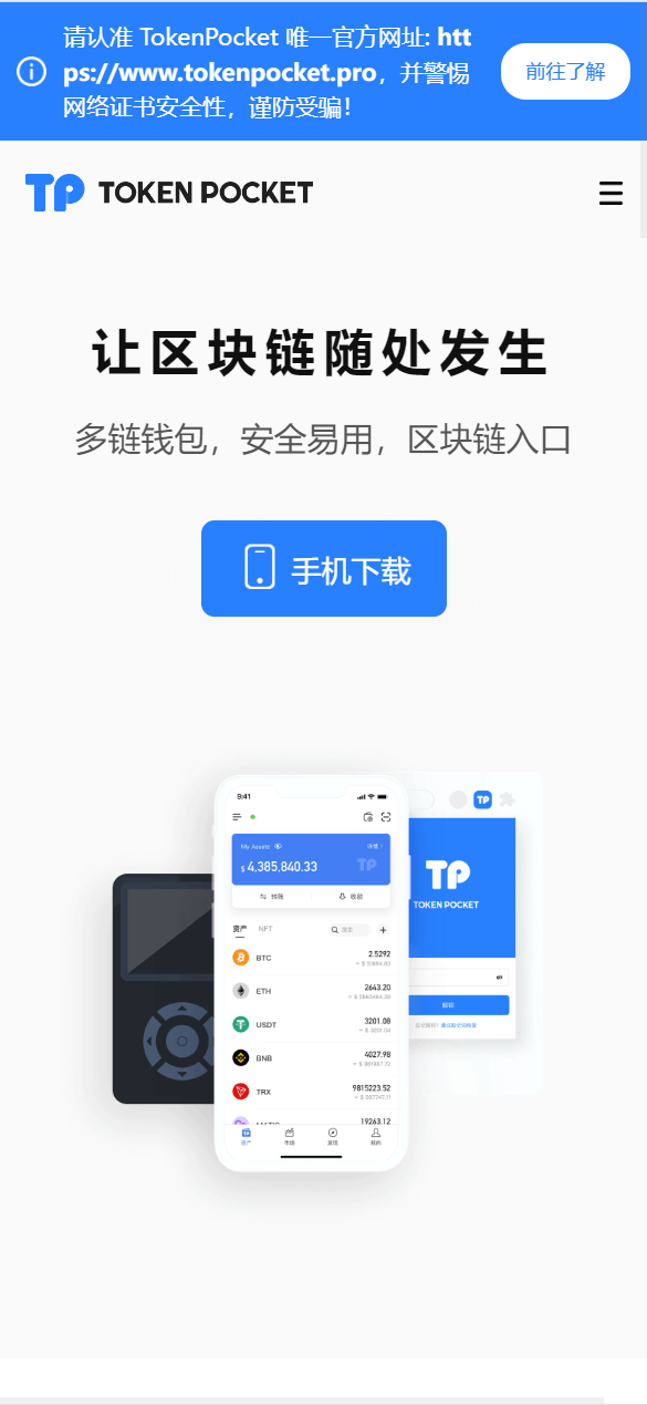 最新高仿TP钱包官网前端源码插图1