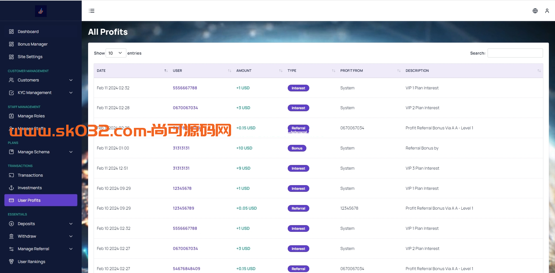多语言海外版理财源码【亲测源码】插图7