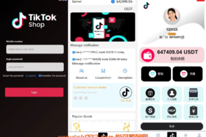 海外tiktok多语言抢单商城多语言海外刷单/抢单系统/订单自动匹配系统/连单卡单