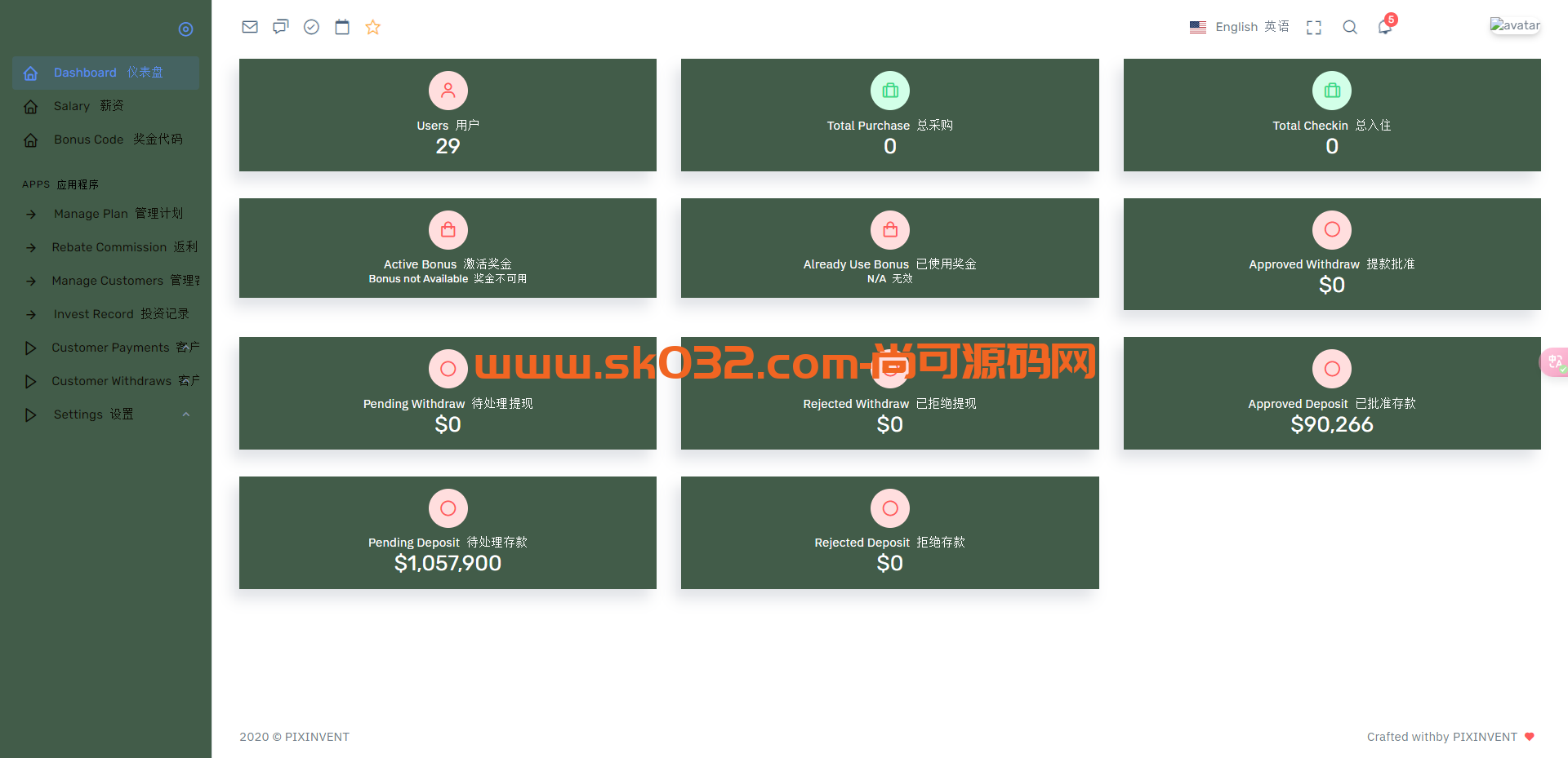 海外版虚拟币理财源码【亲测源码】插图10