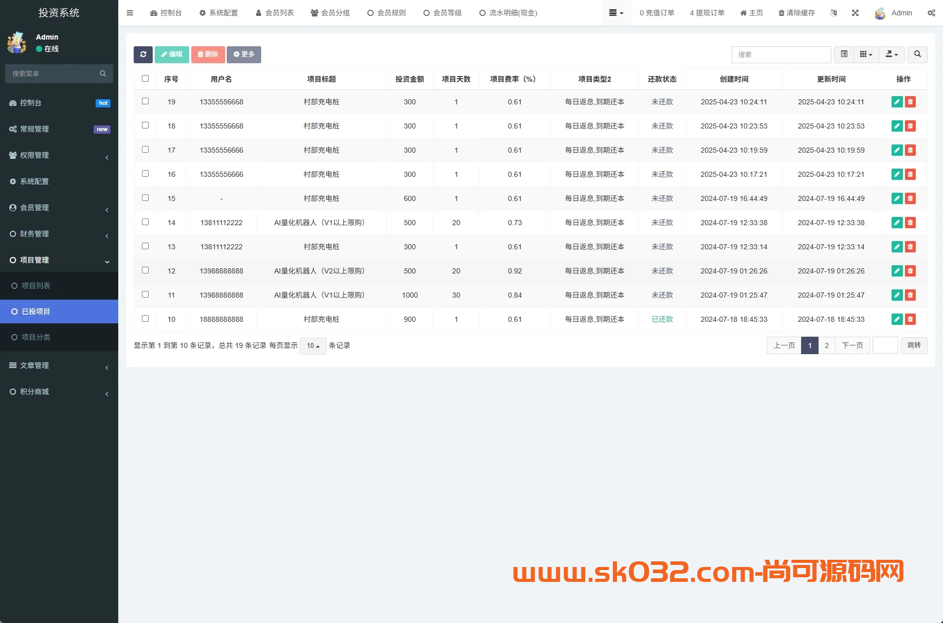 新版UI产品投资众筹返利系统/理财投资/前端uniapp插图7