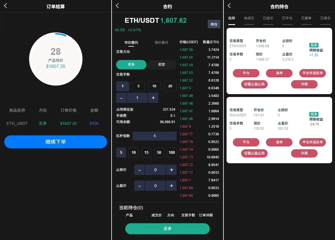 海外JAVA交易所系统/秒合约/合约/JAVA交易所/币币/期货交易【海外多语言JAVA交易所前端UNIAPP】插图1