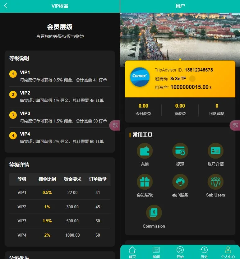 全新二开10国语言影视抢单刷单系统uniapp前端TP6后端开源版源码【海外多语言影视刷单】插图2