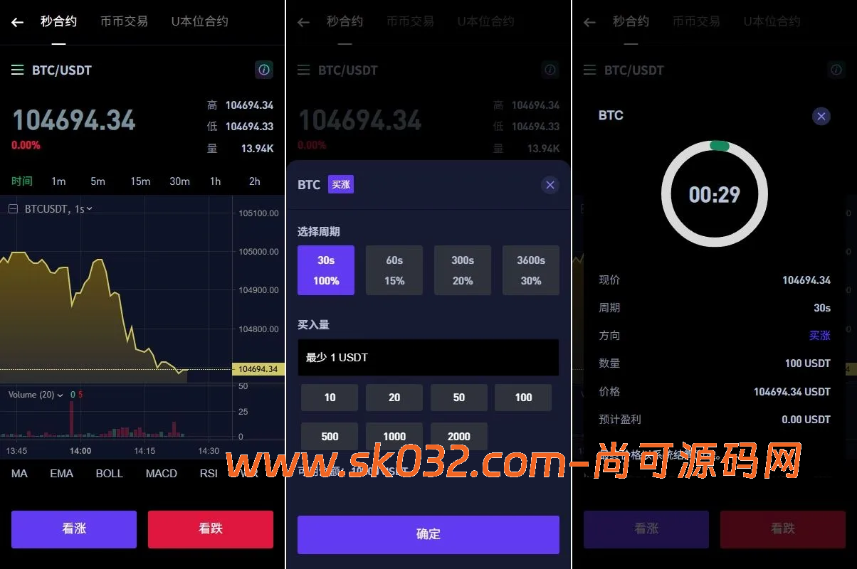 多语言DAPP交易所源码/海外JAVA交易所/秒合约/U本位/质押借贷插图2