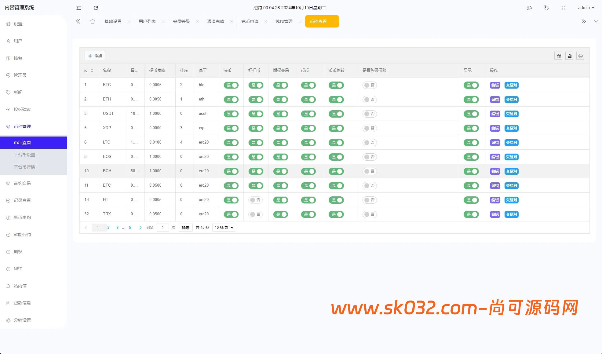 二开版海外交易所系统/币币期权杠杆交易/锁仓认购/合约插针【海外多语言交易所秒合约源码】插图21