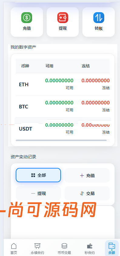 多语言vue开源pc/h5自适应前端/秒合约/币币/永续合约/挖矿/交易所源码【亲测源码】插图2