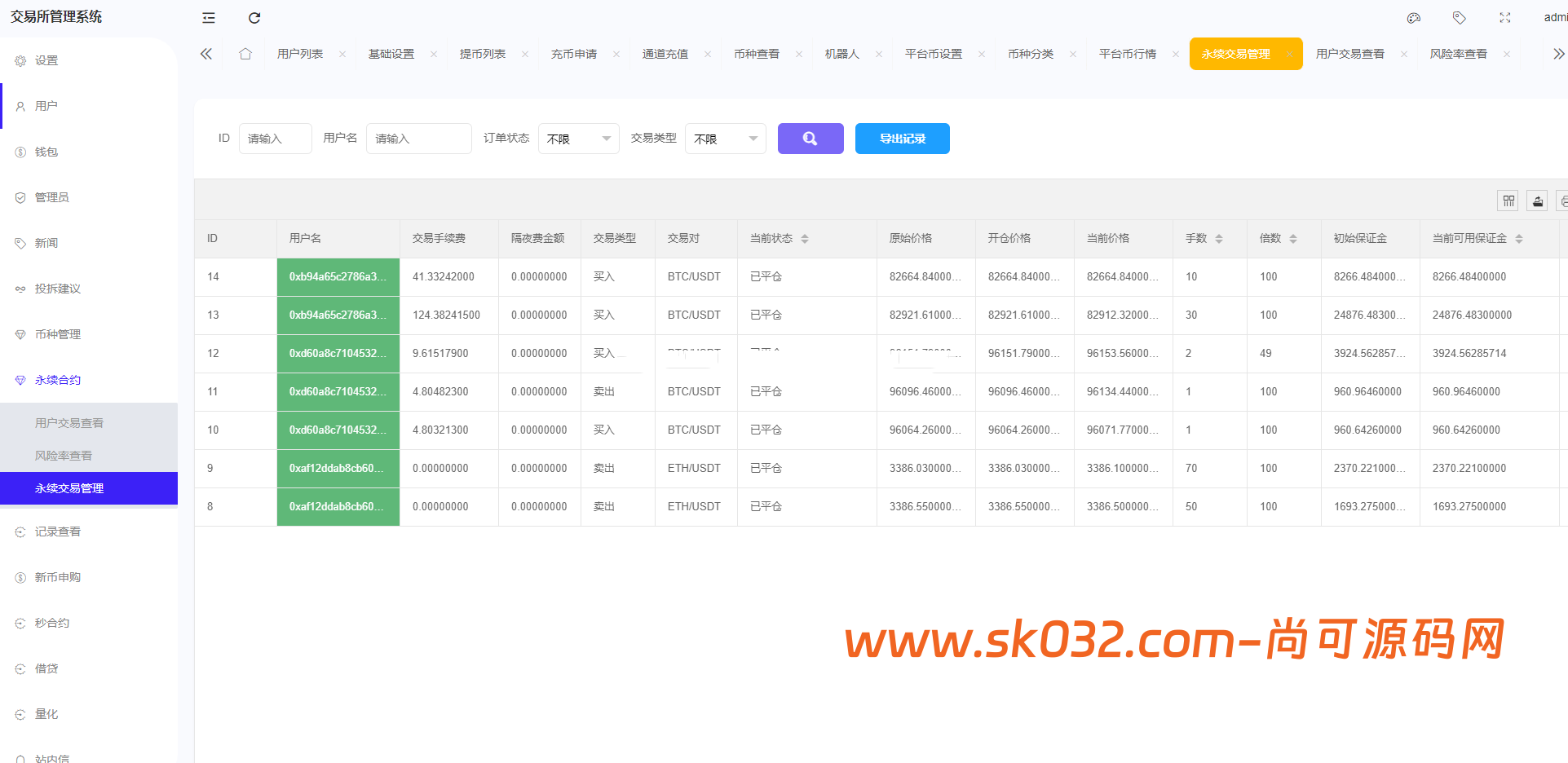全新二开多语言综合交易所/AI量化/申购/新币/期权/合约/外汇/股票/贵金属/黄金/期货/全开源【亲测源码】插图25