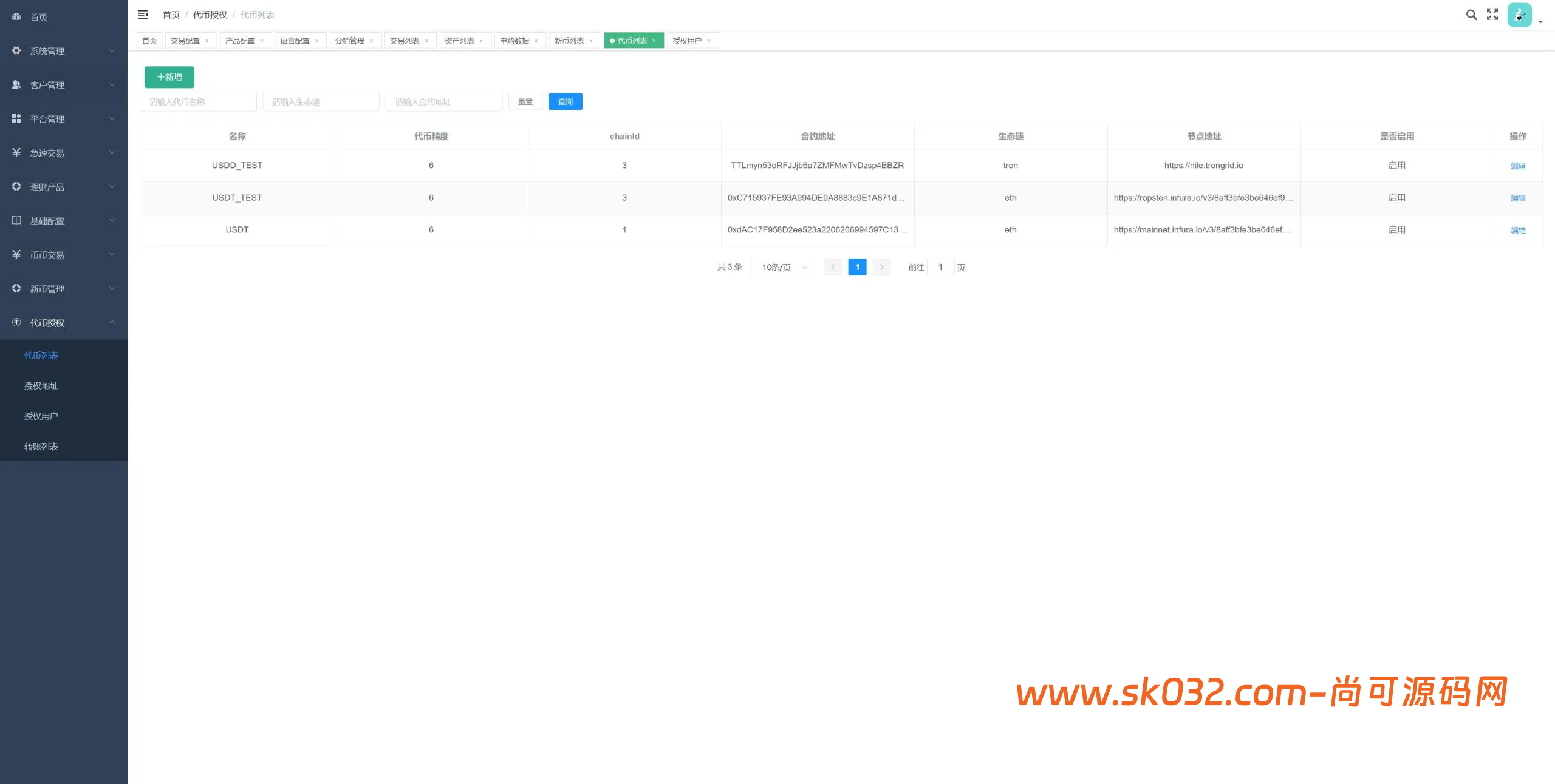 多语言交易所/期权币币交易/质押挖矿/新币申购/区块链交易所【全开源海外多语言区块交易所源码】插图9