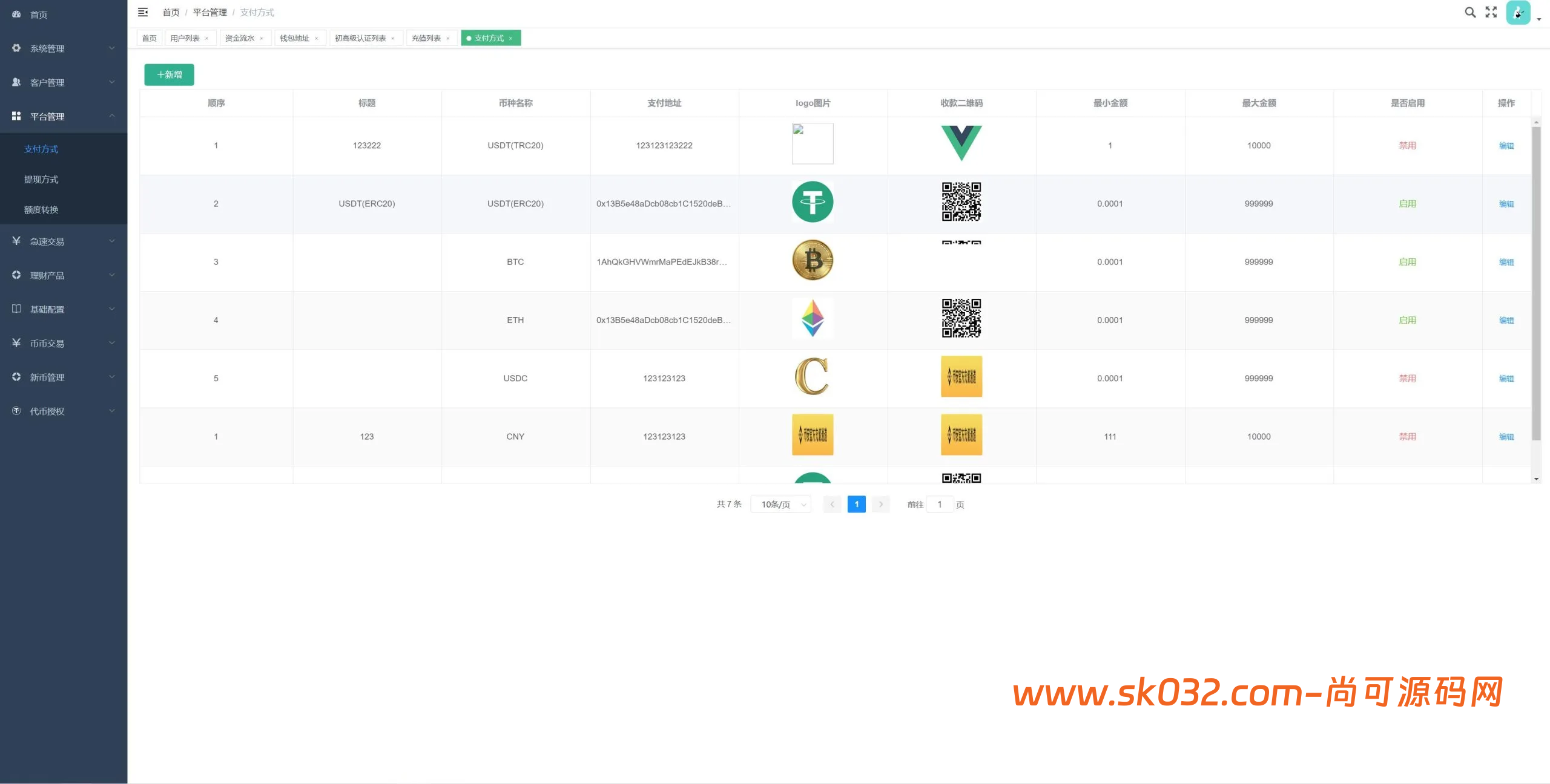 多语言交易所/期权币币交易/质押挖矿/新币申购/区块链交易所【全开源海外多语言区块交易所源码】插图13