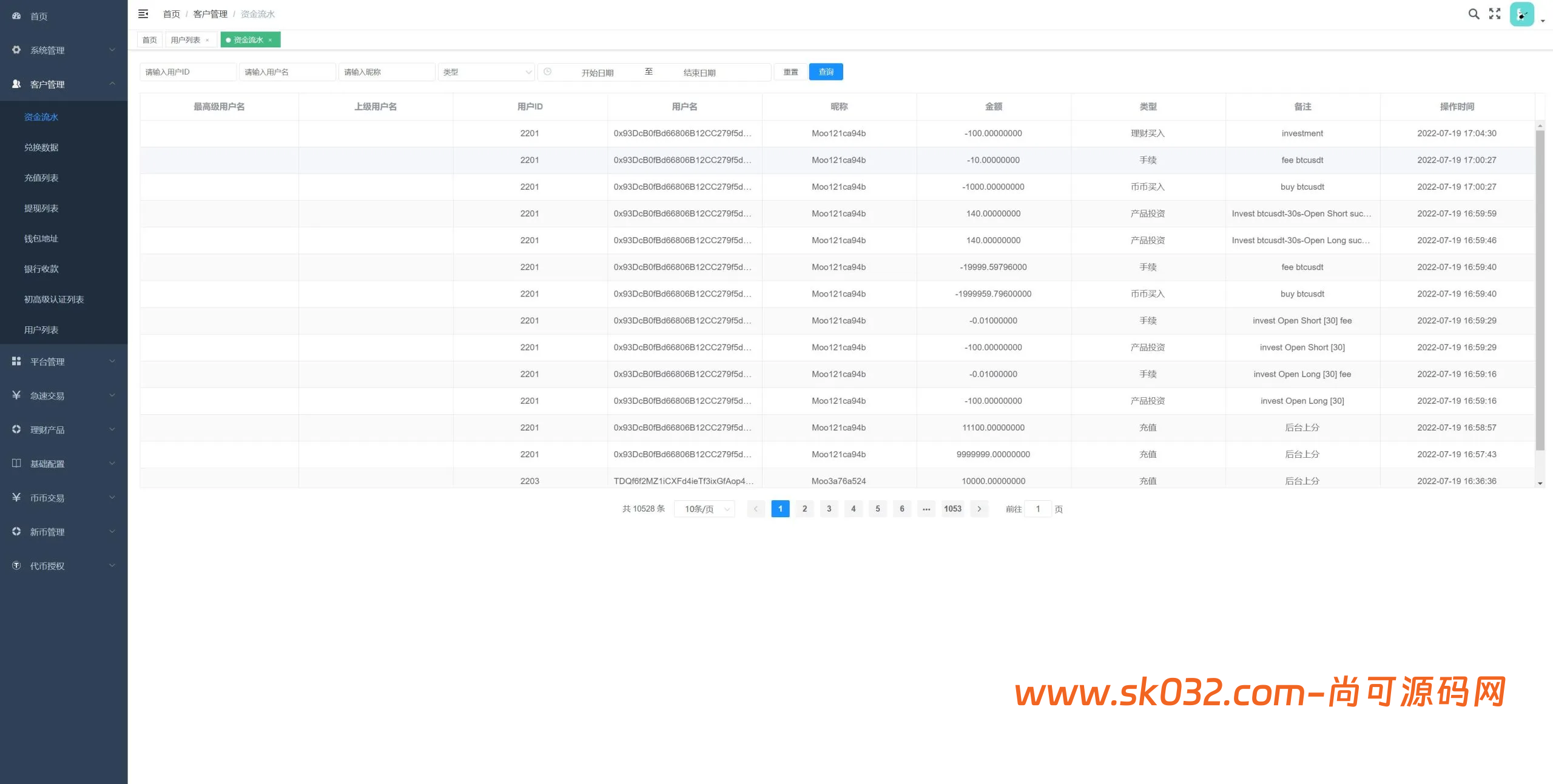多语言交易所/期权币币交易/质押挖矿/新币申购/区块链交易所【全开源海外多语言区块交易所源码】插图14