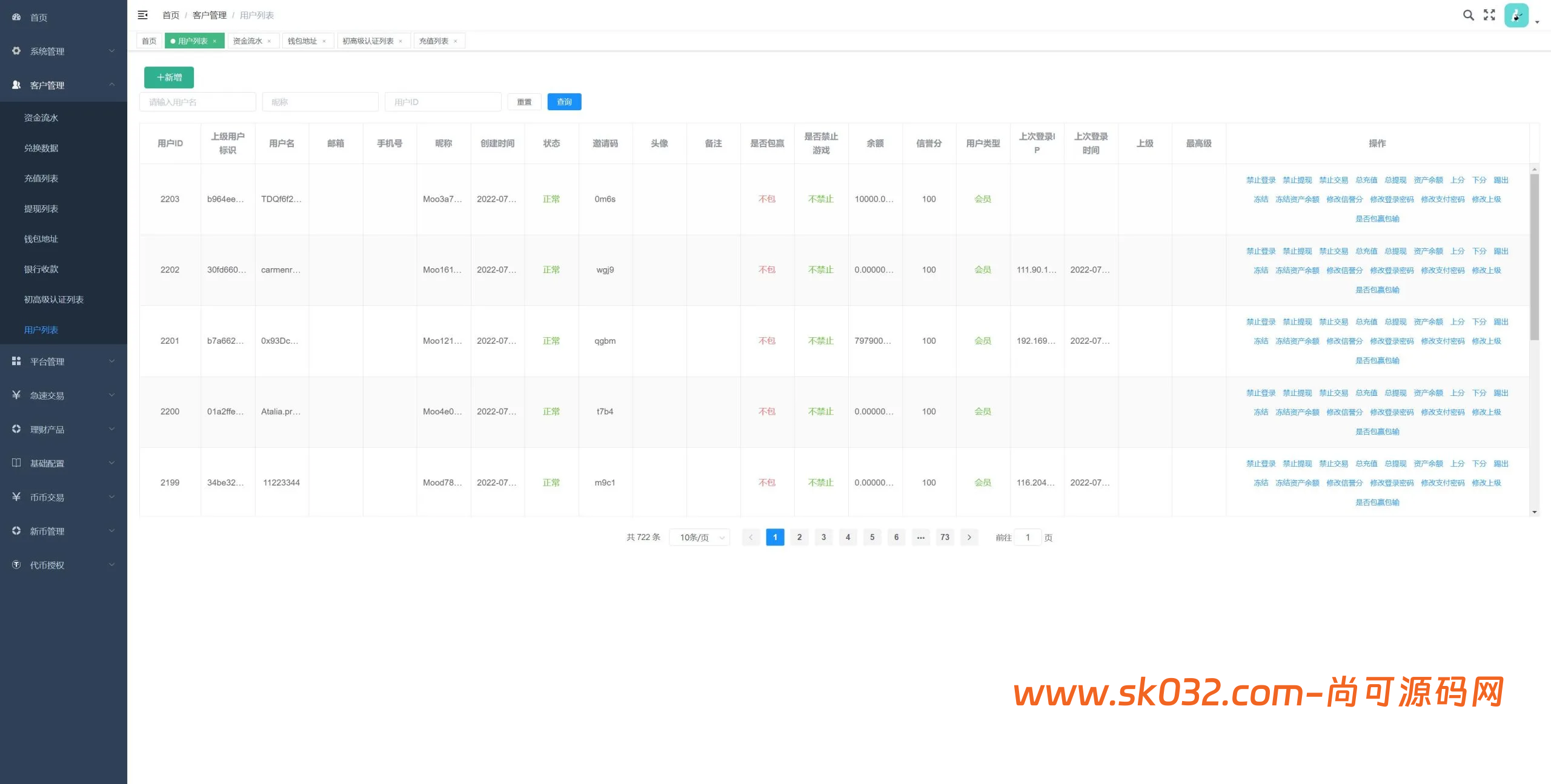 多语言交易所/期权币币交易/质押挖矿/新币申购/区块链交易所【全开源海外多语言区块交易所源码】插图15