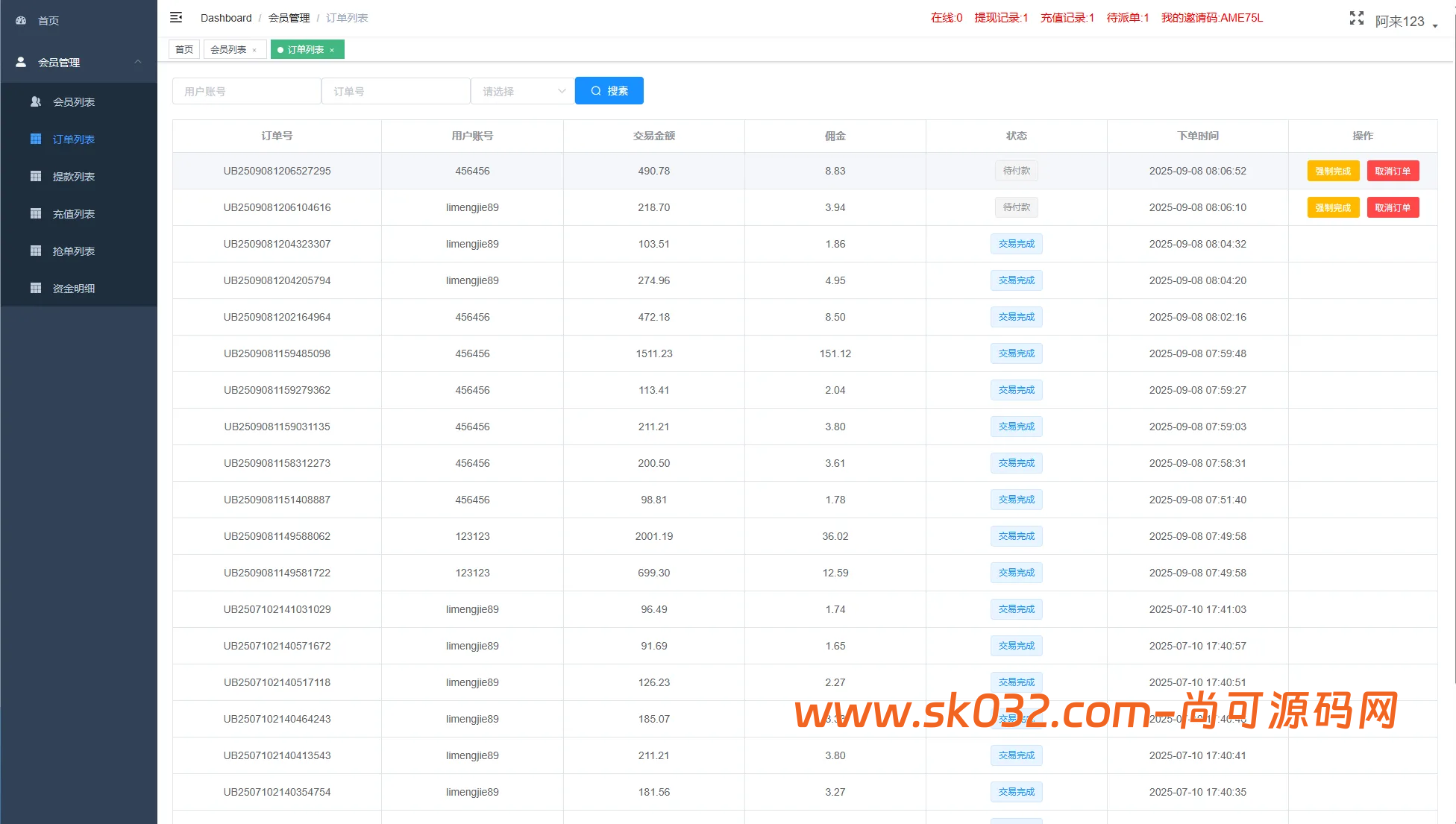 韩国抢单刷单系统/多语言刷单商城/打针/信用分/代理后台【多语言海外刷单商城源码】插图6