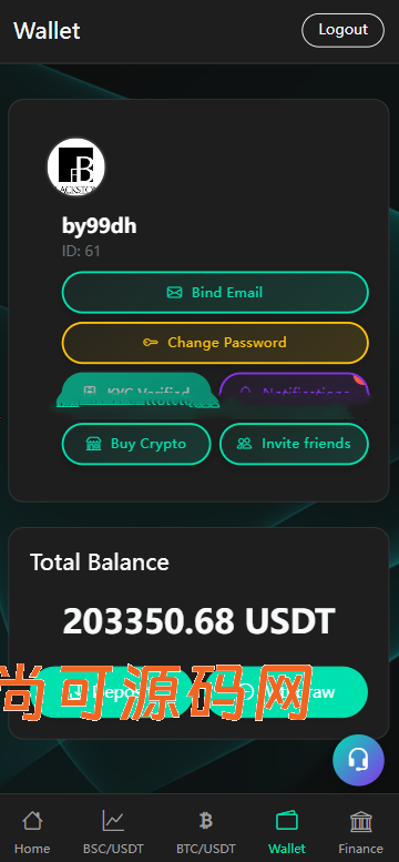 海外虚拟币/理财/竞猜/秒合约/杠杆合约/后端输赢可控/开源系统代码/支持代理【亲测源码】插图9