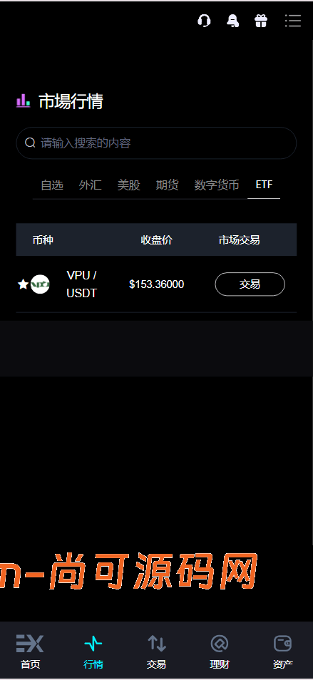Bitinvests多语言交易所源码/外汇+美股+期货+交割合约+期权交易+现货交易+C2C+平台币+Ai投资理财+Defi借贷/前端vue纯源码+后端PHP插图6