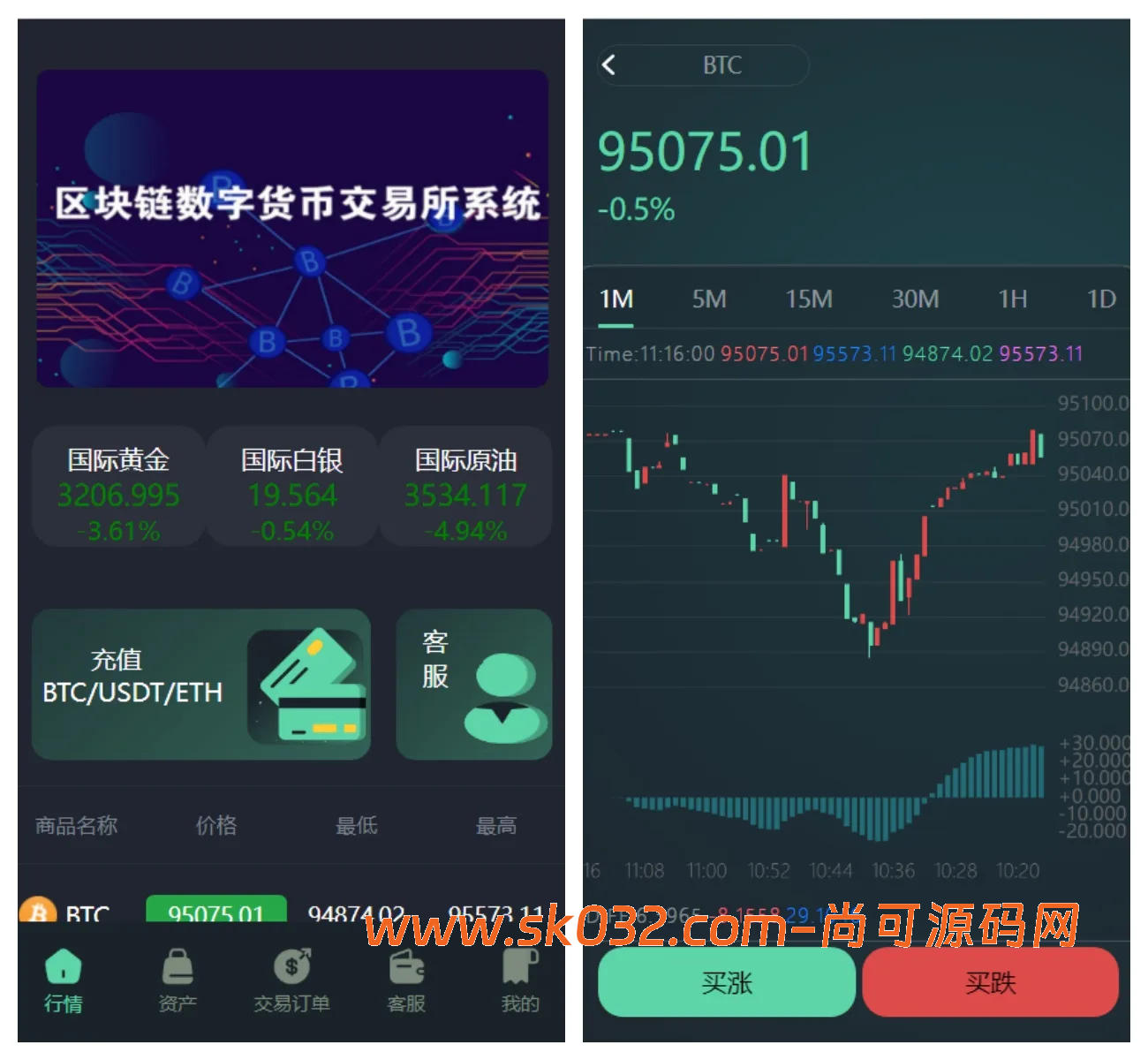 多语言重构UI微盘源码/微交易所/秒合约时间盘/带文本搭建教程插图
