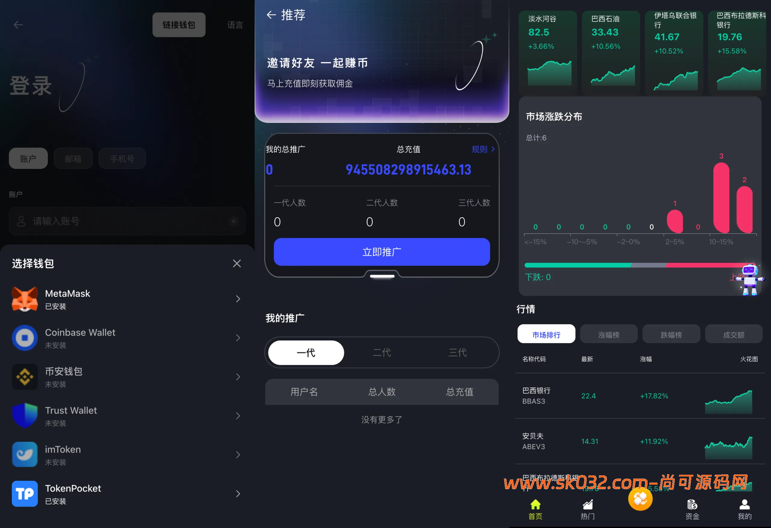 dapp交易所源码虚拟币综合股票交易所源码 支持跟单 直播【海外多语言区块链交易所系统源码】插图10