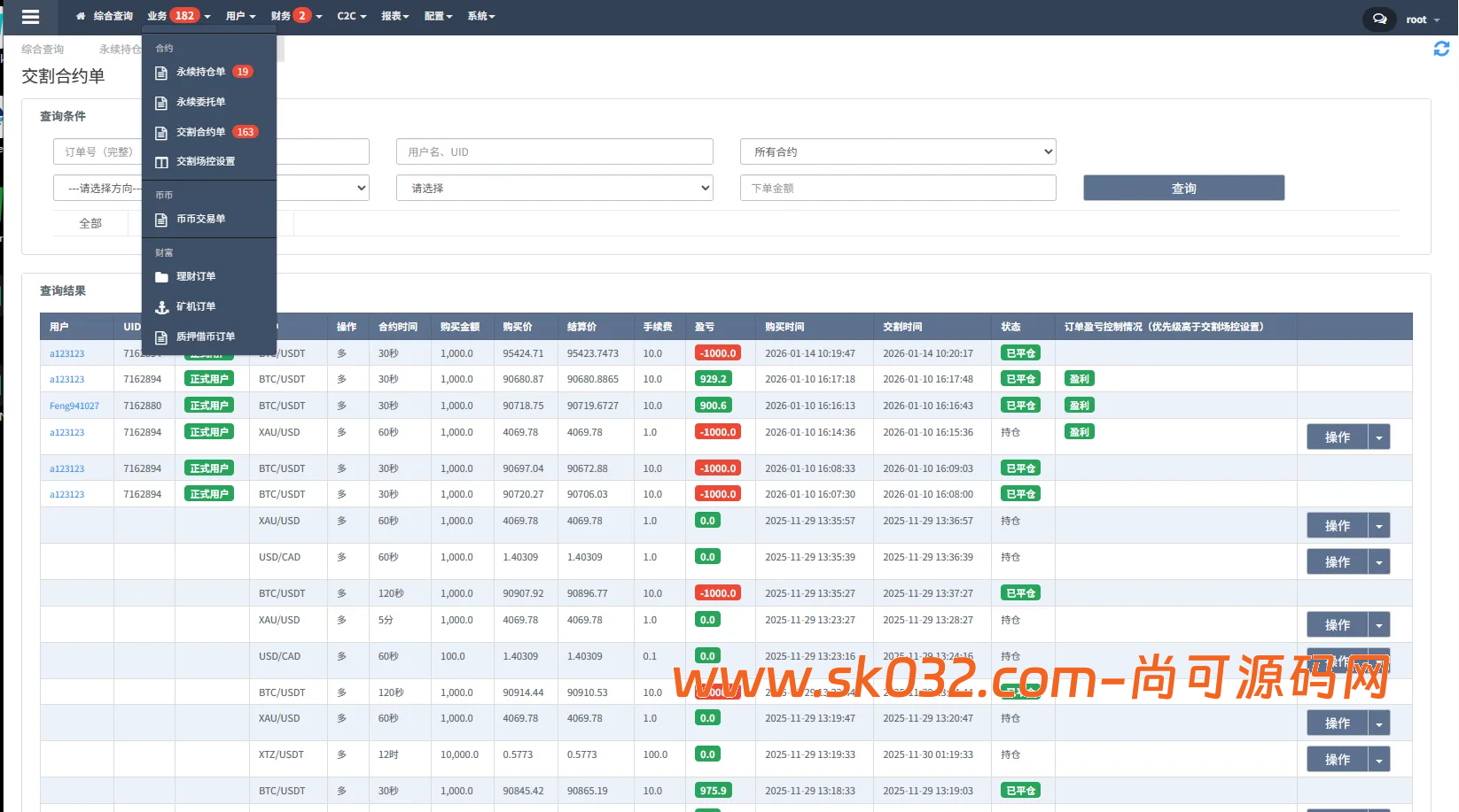 多语言交易所系统/永续合约交割合约/K线控制/C2C/借币插图14