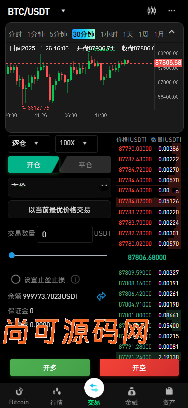 新增dapp登陆/跟单交易所/C2C/现货/杠杆合约/期权秒合约/挖矿理财/申购/插针/交易所源码【亲测源码】插图26