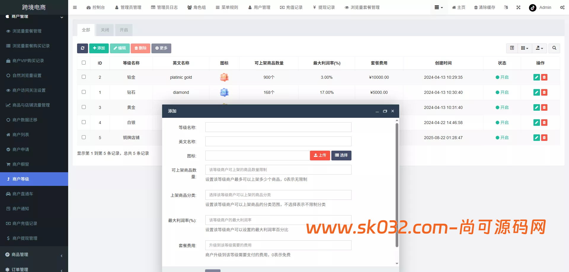tk内嵌+tiktok商城系统+商家入驻+一键铺货+运营级【新版本全开源后端PHP版跨境电商源码】插图25
