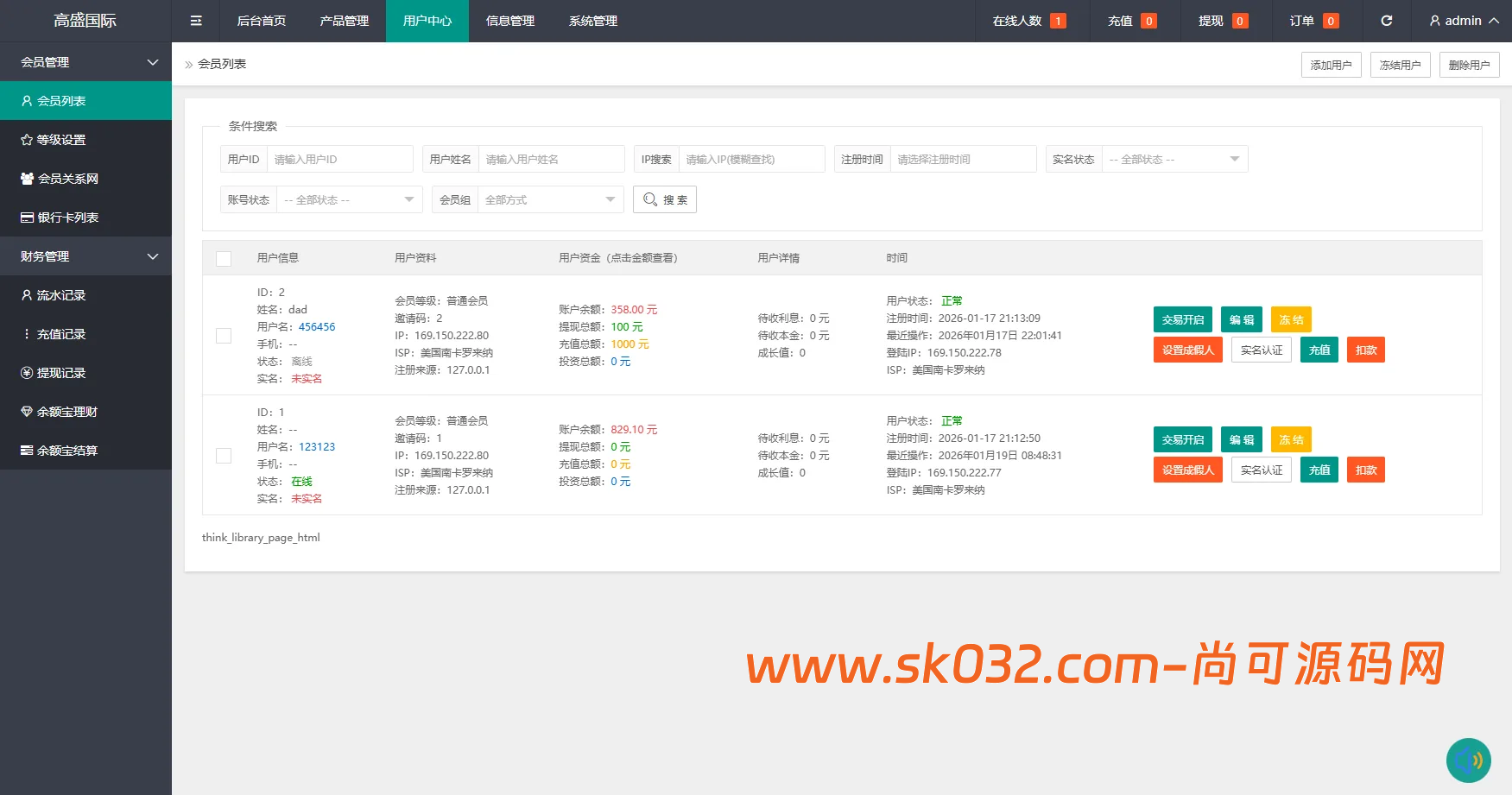 海外虚拟币微盘系统源码下载/信用分/实名认证/多语言微交易【海外多语言微交易源码】插图7