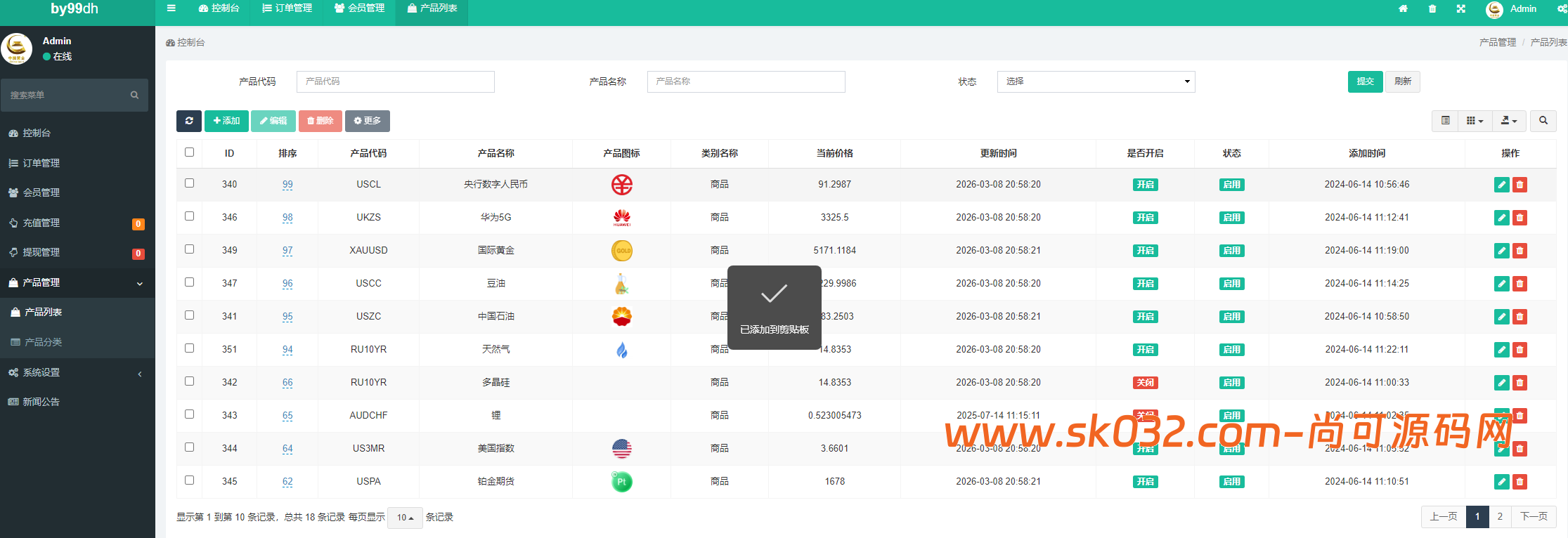 多语言微交易/微盘/黄金/期货/原油/余额宝/交易所/开源/系统/源码【亲测源码】插图10