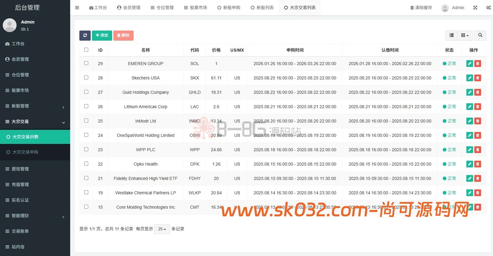 2026顶级海外股票交易系统源码uniapp+FastAdmin全开源、深度集成大宗交易/IPO新股认购与多级分佣体系插图10