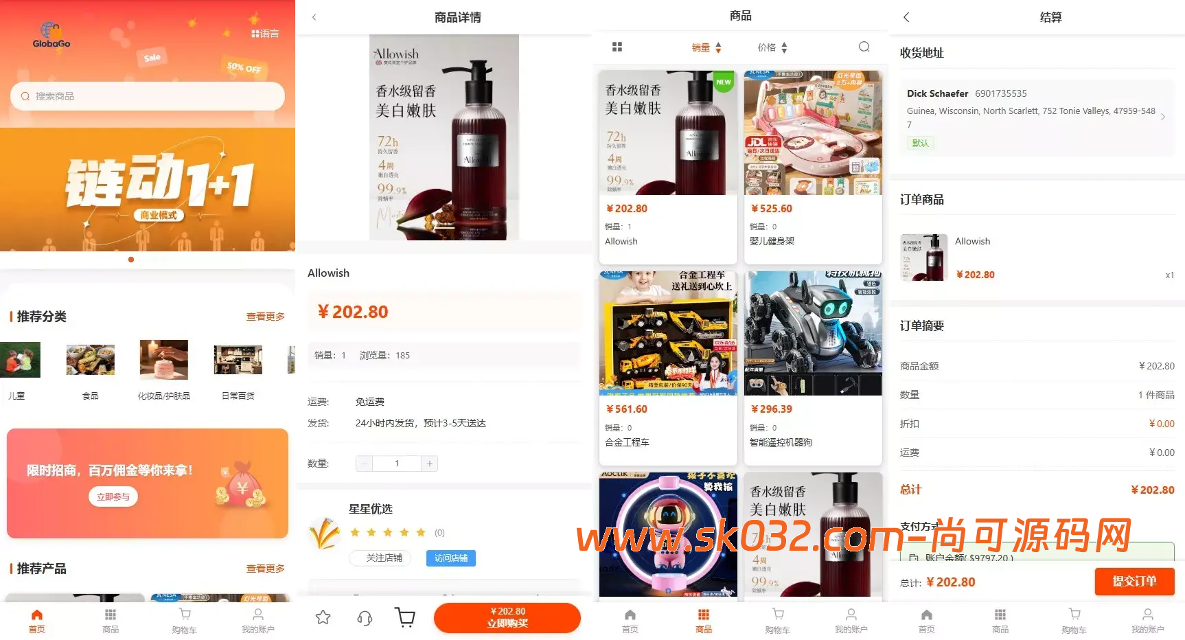 新版JAVA 跨境电商系统源码Vue商户一键铺货、信誉分、后台一键发货/收货与店铺流量关注等插图