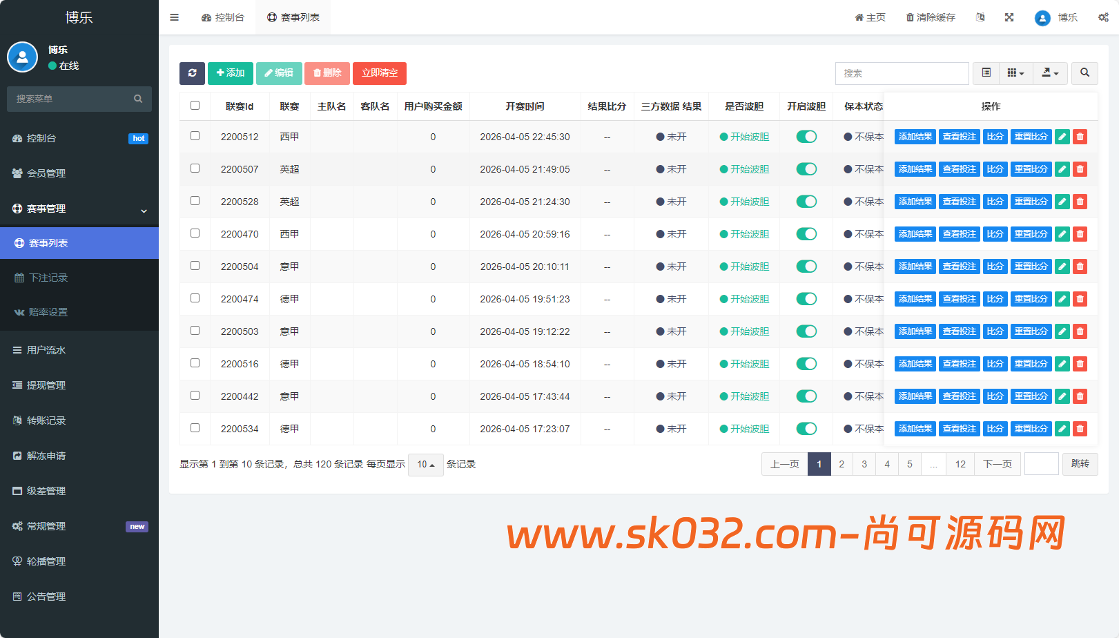 全新二开反波胆,足球赛事,竞猜游戏,pc,手机自适应页面,全开源,运营版【亲测源码】插图19