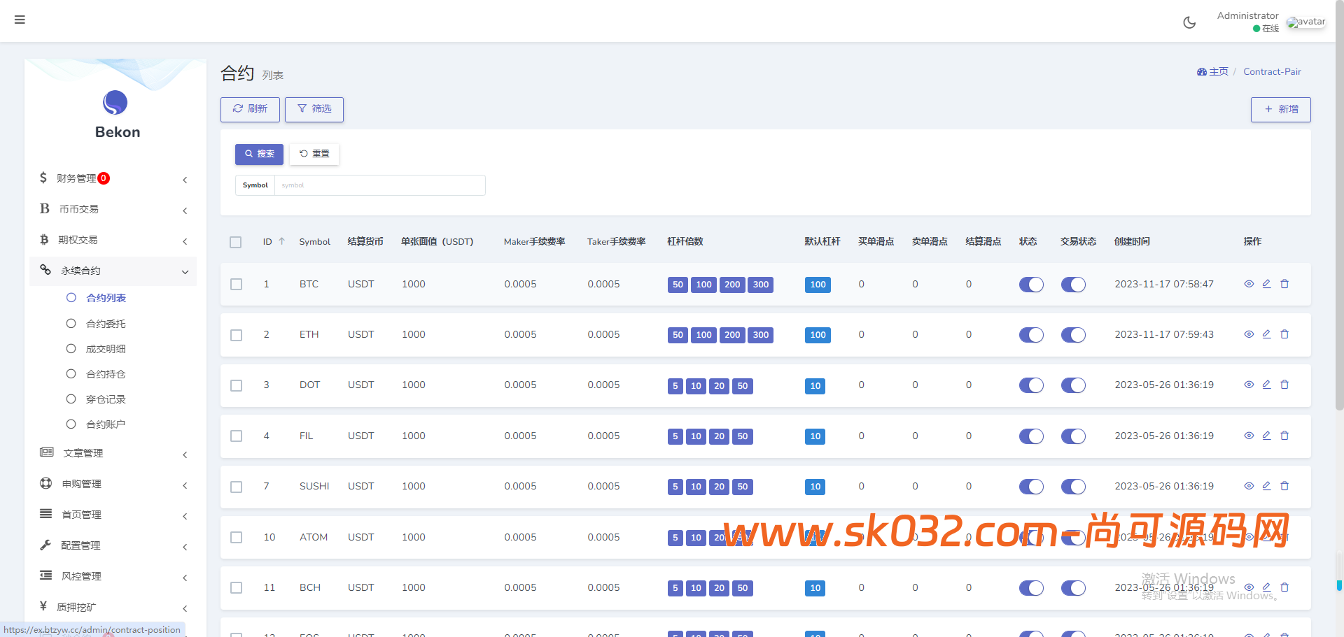 全新二开多语言运营版大型交易所源码/申购/现货/期权/合约/秒合约/闪兑/OTC/全开源/源码【亲测源码】插图40