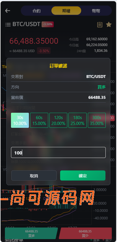 跟单交易所源码/现货/期权/杠杆合约可控/借贷/nft/申购/理财/挖矿/综合交易所源码【完整运营】插图8