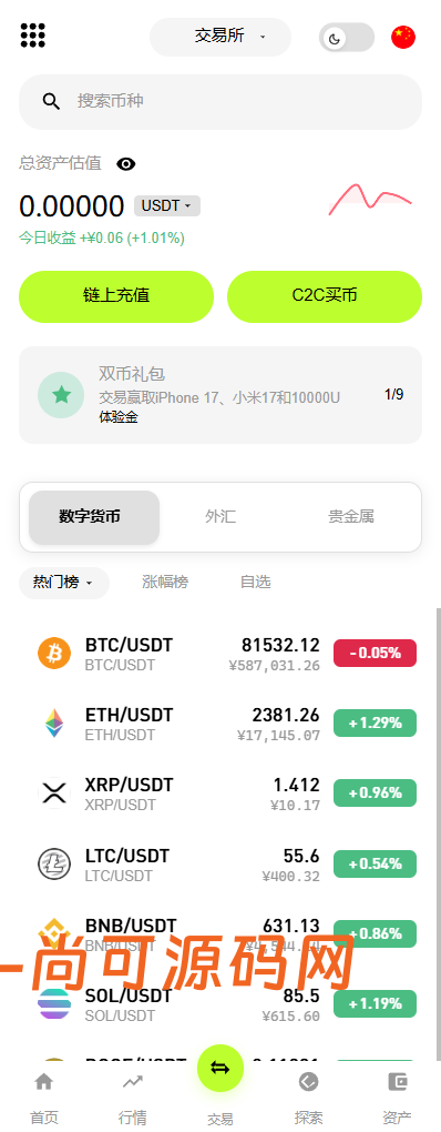 全新二开多语言dapp交易所/综合交易所/外汇/贵金属/虚拟币/华硕二开/仿欧意okx/全开源【亲测源码】插图13