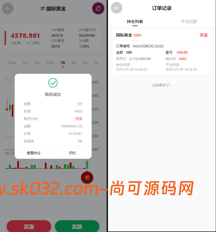 全新二开多语言期货外汇贵金属综合交易所平台开源源码【亲测源码】插图4