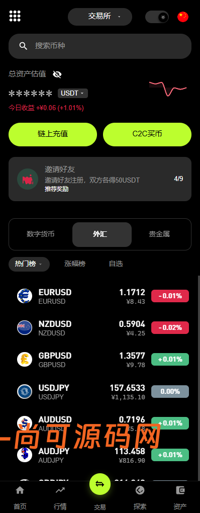 全新二开多语言dapp交易所/综合交易所/外汇/贵金属/虚拟币/华硕二开/仿欧意okx/全开源【亲测源码】插图4