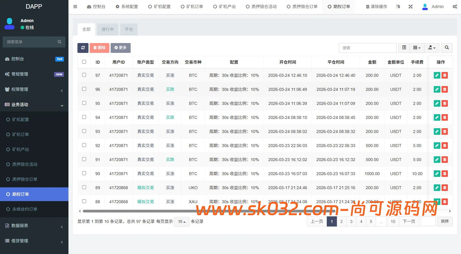 多语言DAPP交易所源码/虚拟币/股票/外汇/借贷/质押/信用分插图9