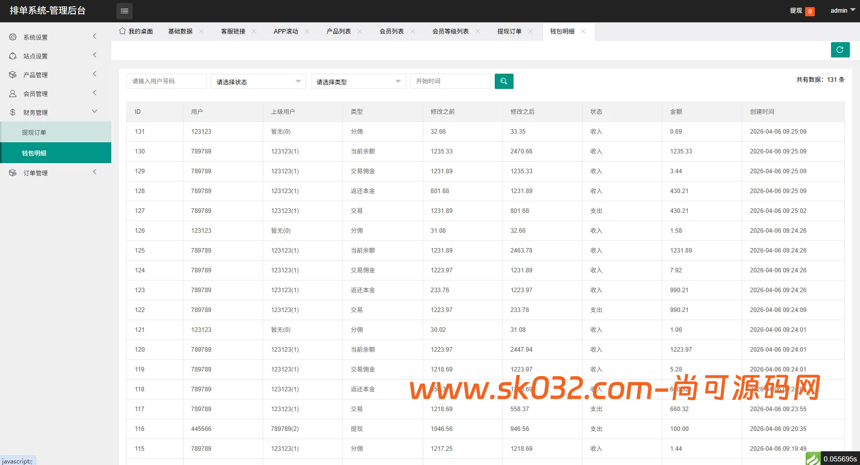 Uniapp自适应全开源刷单系统源码代理分销+连单卡单风控插图15