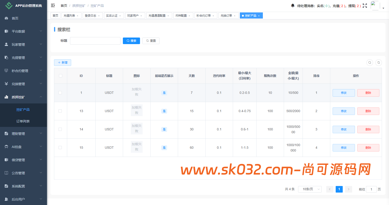 海外DAPP秒合约交易所/Crypto交易所/理财/质押/贷款插图20