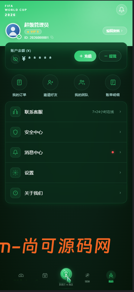 全新世界杯游戏源码/开源【亲测源码】插图8