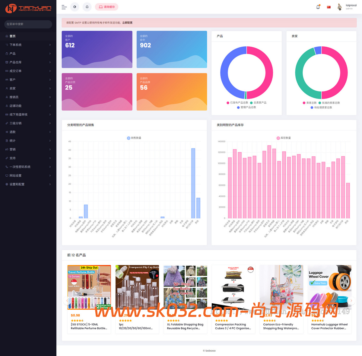 多语言跨境电商外贸商城-b2b2c|商户入驻|随机物流|信用分|平台代发插图4