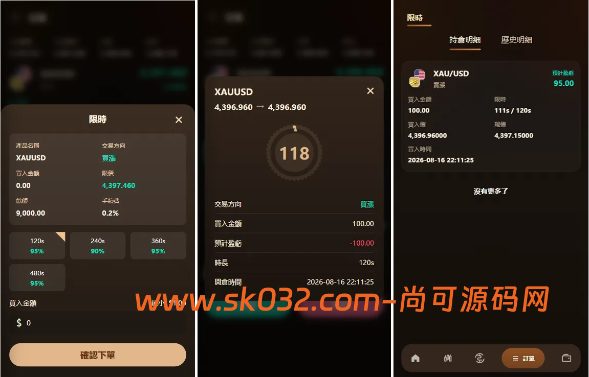 VUE+JAVA海外综合秒合约交易所源码美股外汇理财贷款K线控制插图2