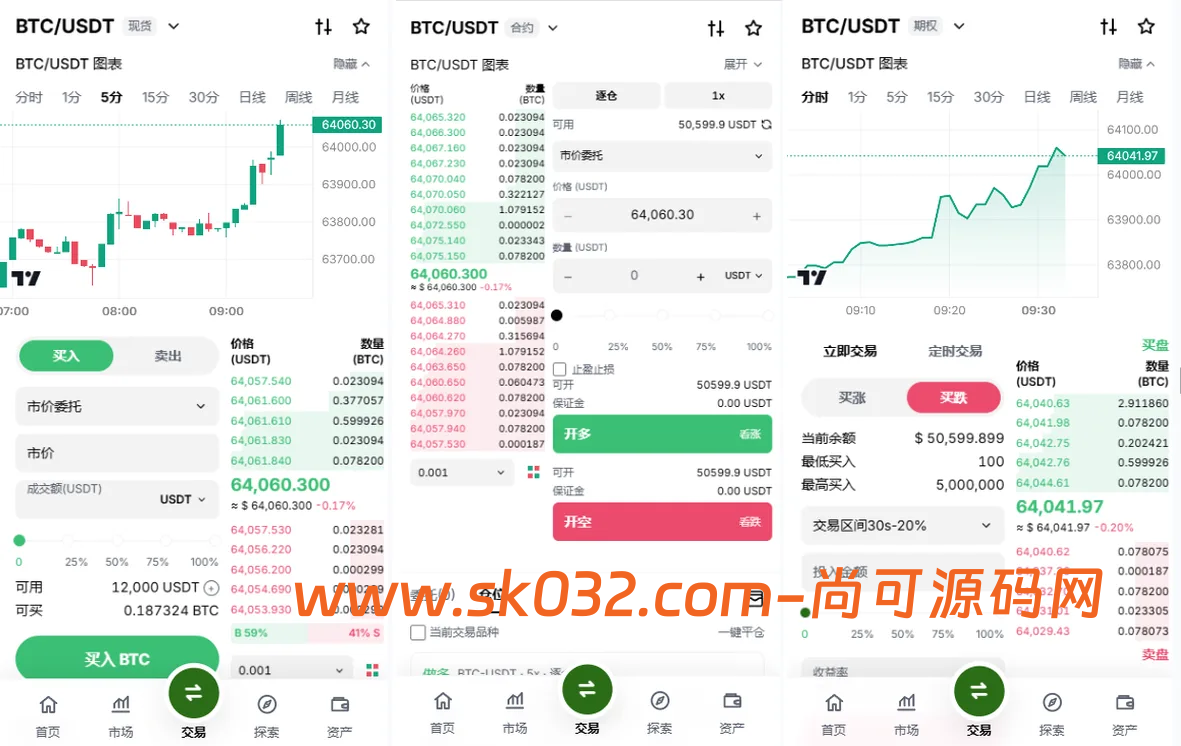 VUE+JAVA多语言综合交易所源码DAPP合约模拟账户量化跟单借贷插图29