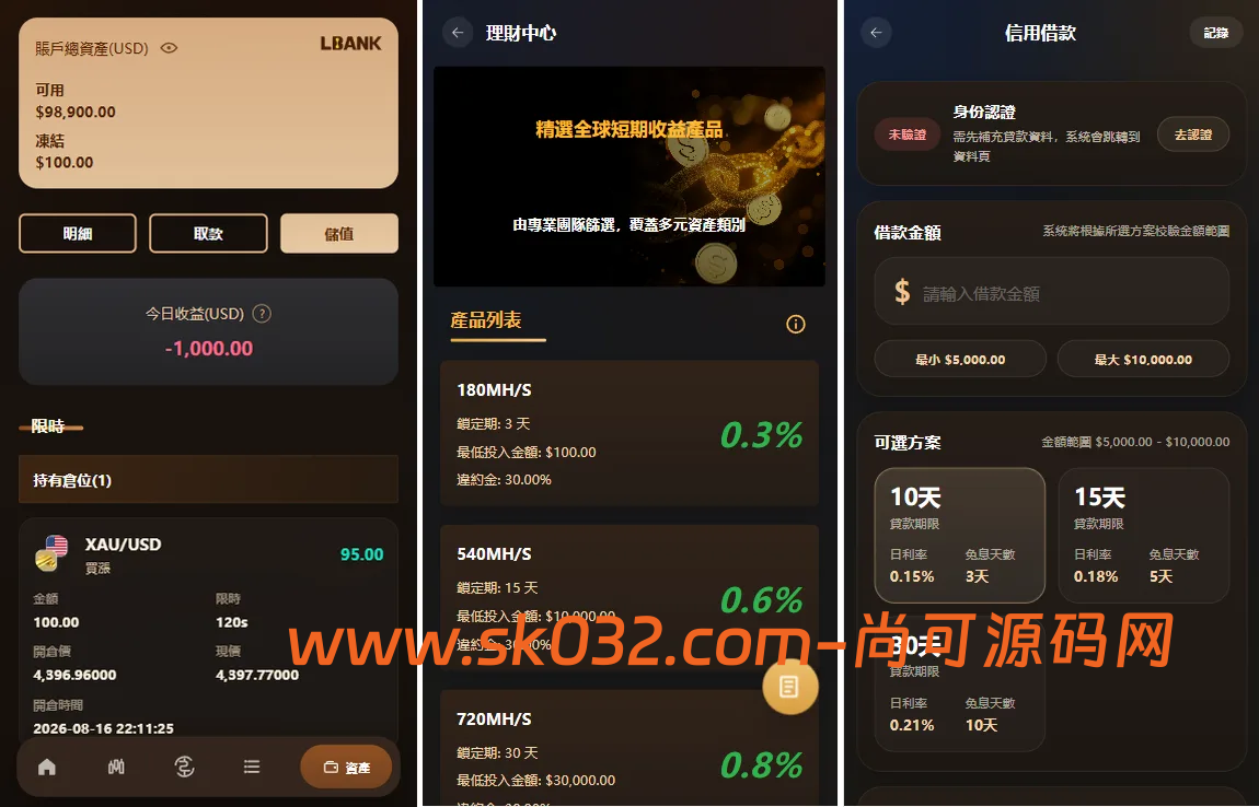 VUE+JAVA海外综合秒合约交易所源码美股外汇理财贷款K线控制插图3