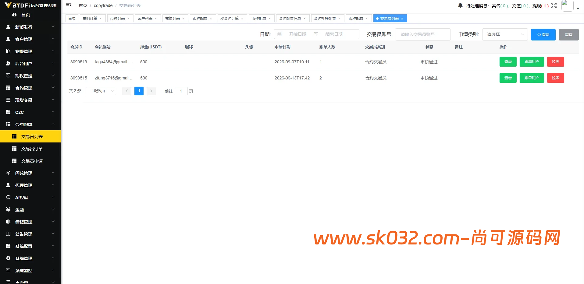 多语言JAVA交易所系统源码/前端VUE服务端JAVA/合约期权/行情控制插图14